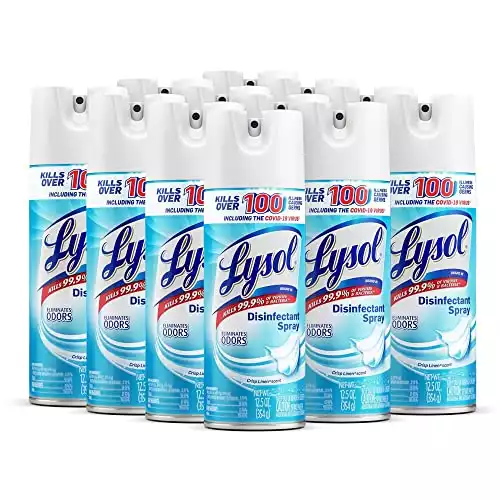 Lysol Disinfectant Spray (Pack of 12)
